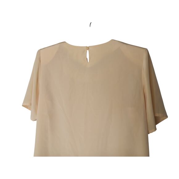 Givenchy Glamour Yellow Logo Blouse Japan Size 15 Fits Large Vintage - Picture 8 of 12